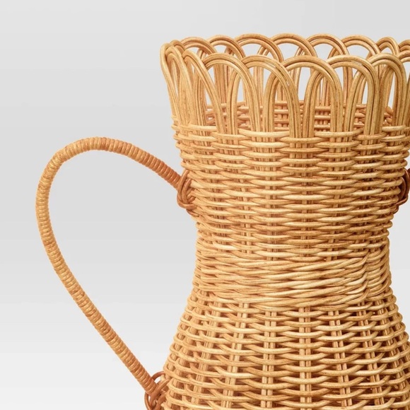 Loop Rim Wicker Vase - Threshold - Picture 3 of 3